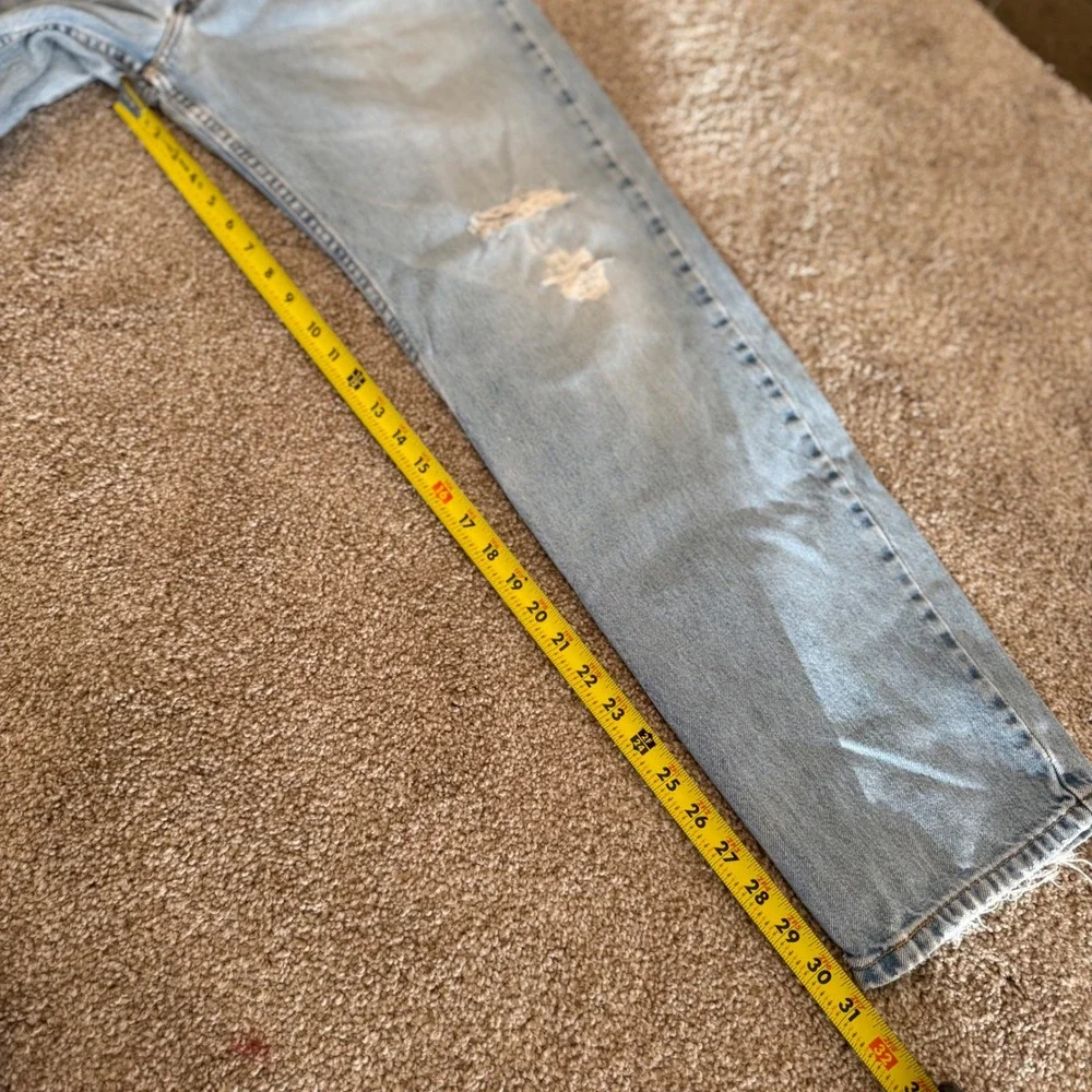 Levi's 550 Relaxed Fit Jeans Mens 34x31 Light Wash Vintage Y2K Distressed Denim
